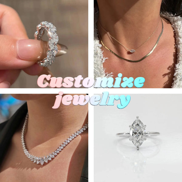 Clear Marquise Diamonds-ToShay.org