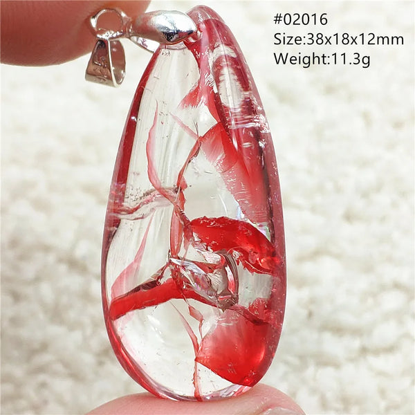 Red Limonite Quartz Pendant-ToShay.org