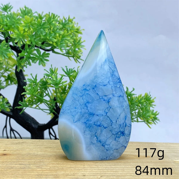 Blue Agate Torch-ToShay.org