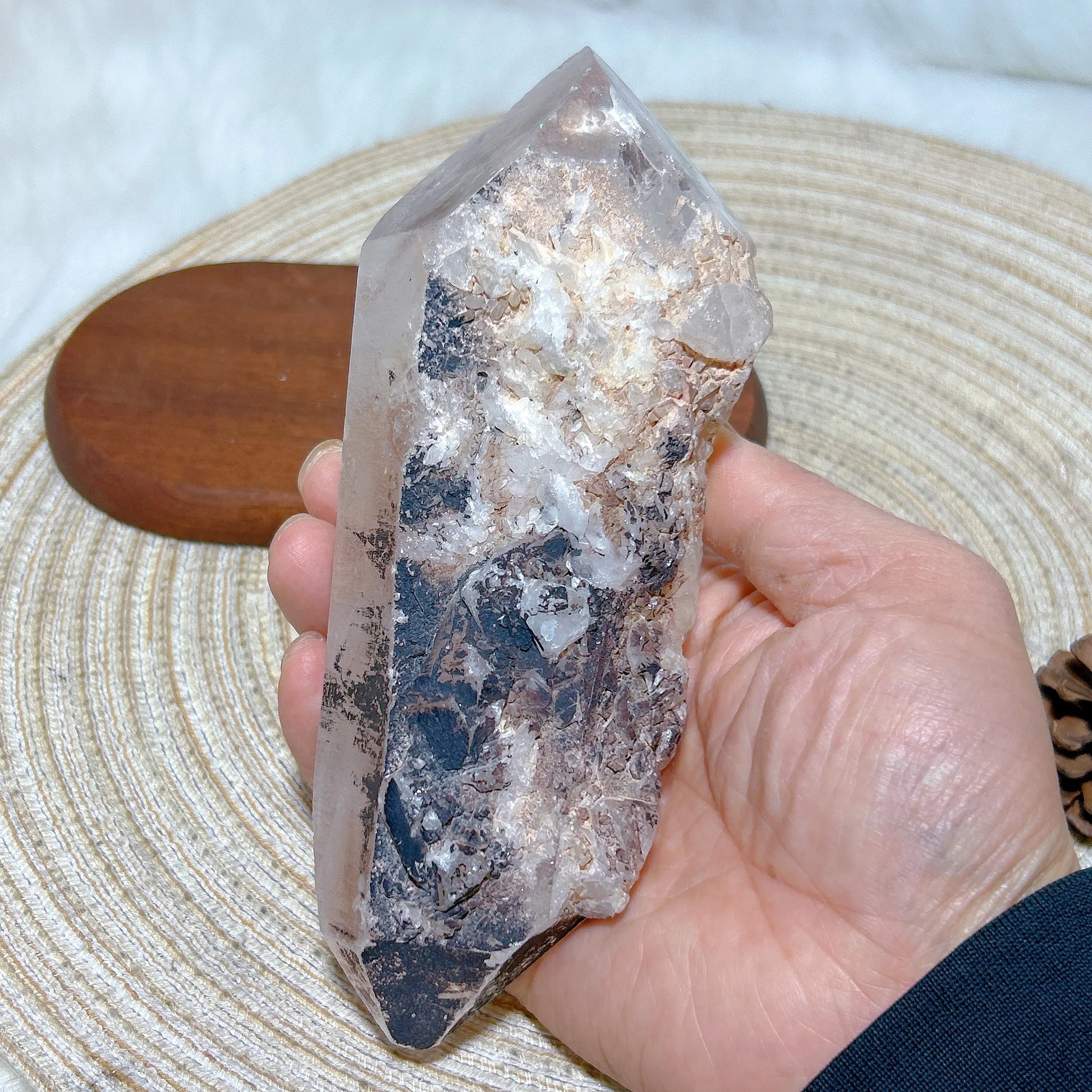 Clear Rainbow Quartz Crystal-ToShay.org