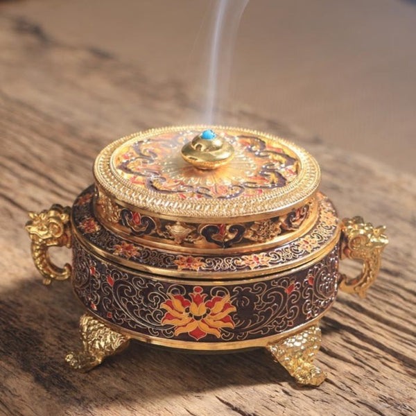 Tibetan Coil Incense Holder-ToShay.org