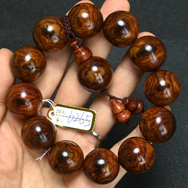 Wood Tiger Bead Bracelet-ToShay.org