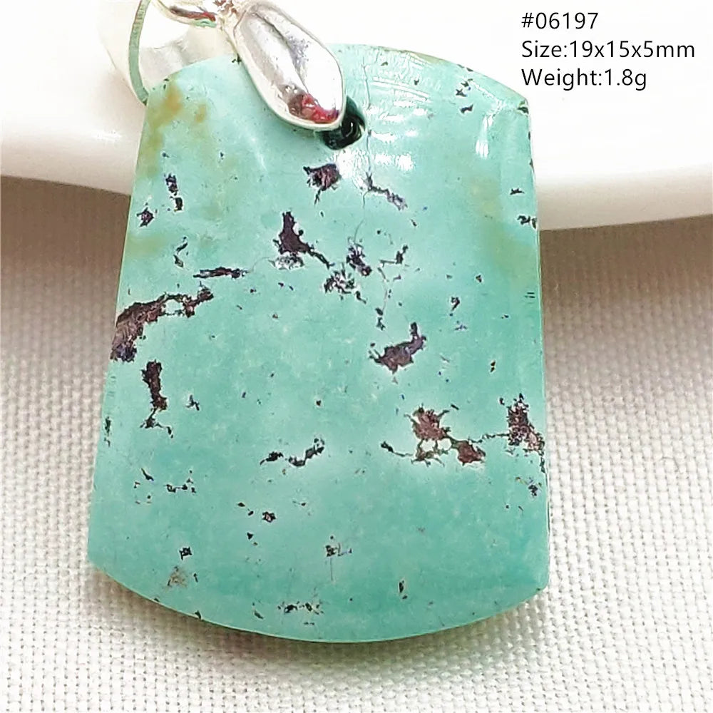 Green Turquoise Pendant-ToShay.org
