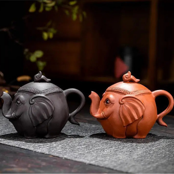 Elephant Clay Tea Set-ToShay.org