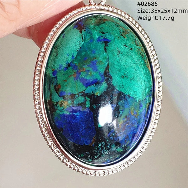 Blue Azurite Pendant-ToShay.org