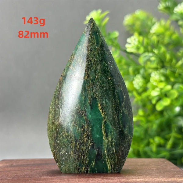 Green Emerald Agate Torch-ToShay.org