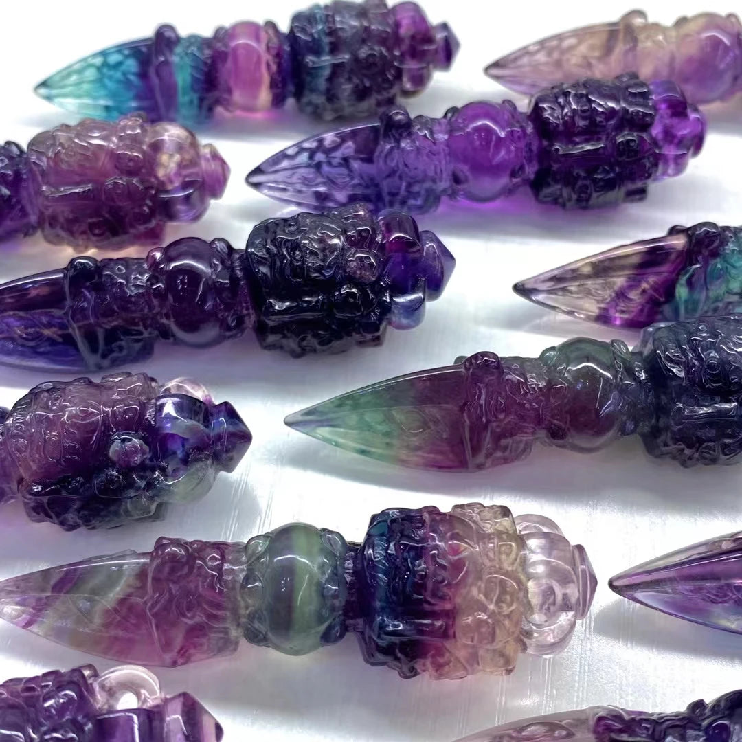 Rainbow Fluorite Sceptre-ToShay.org