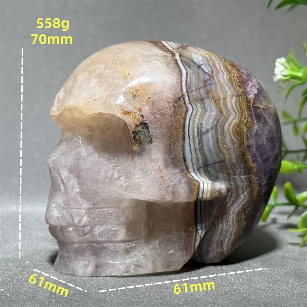 Purple Dream Amethyst Skull-ToShay.org