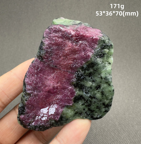 Red Green Ruby Epidote-ToShay.org