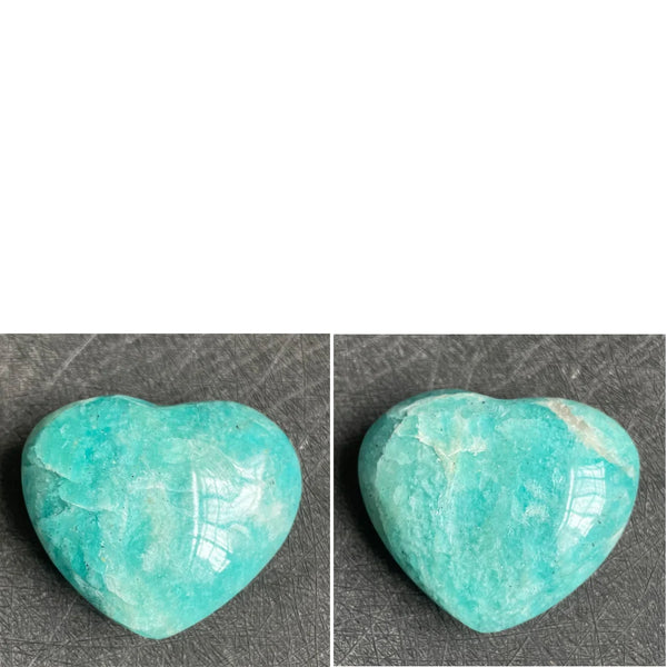 Blue Amazonite Heart-ToShay.org