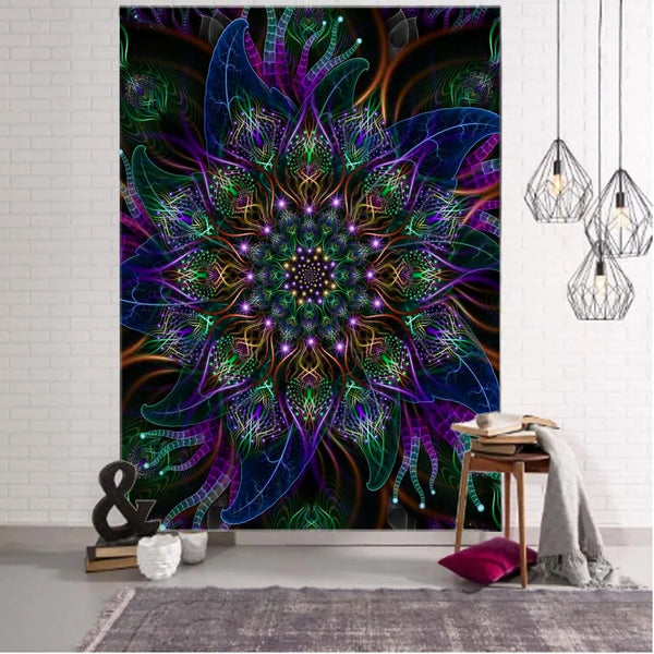 Psychedelic Art Print Tapestry-ToShay.org