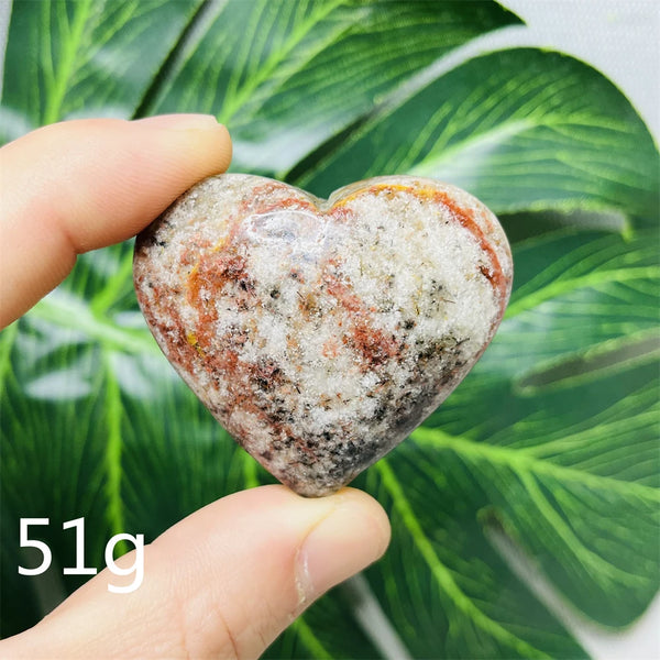 Yellow Garden Ghost Quartz Heart-ToShay.org