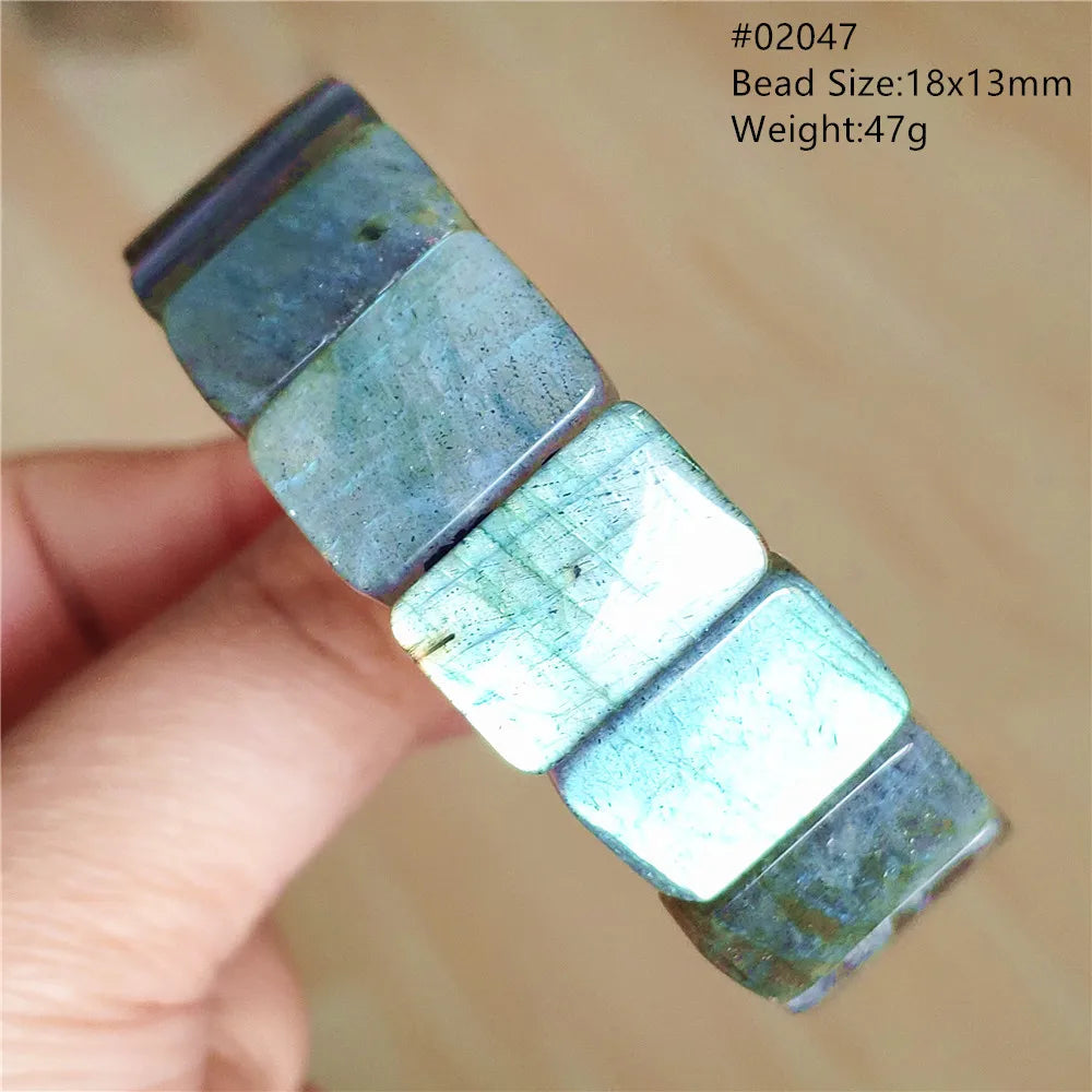 Blue Light Labradorite Bracelet-ToShay.org