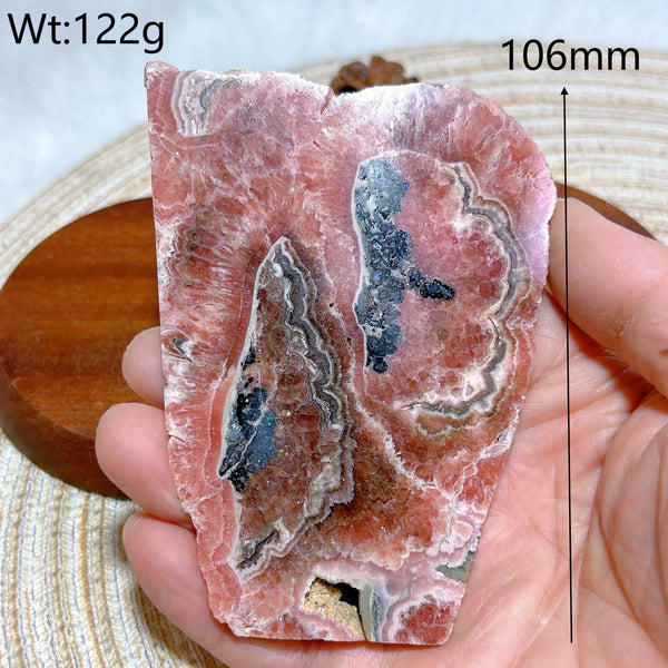 Pink Rhodochrosite Slices-ToShay.org