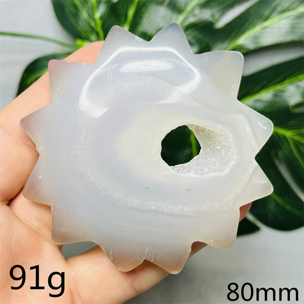 Grey Agate Geodo Heart-ToShay.org