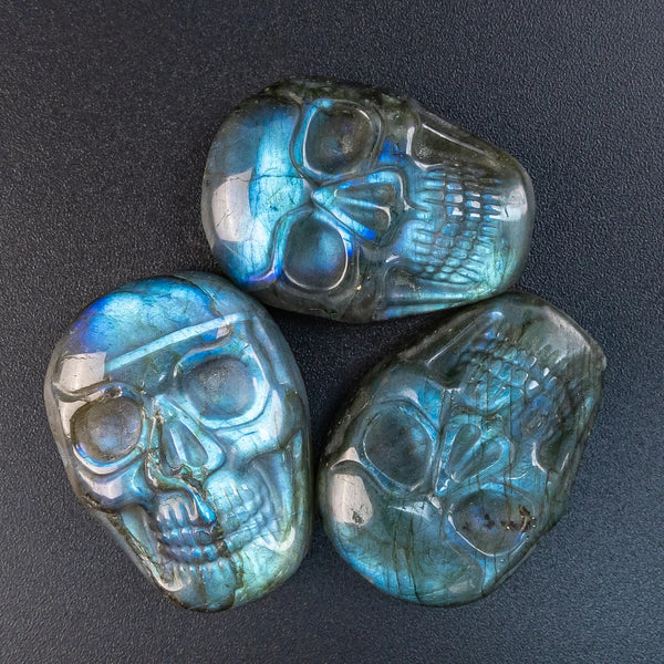 Blue Labradorite Skull-ToShay.org