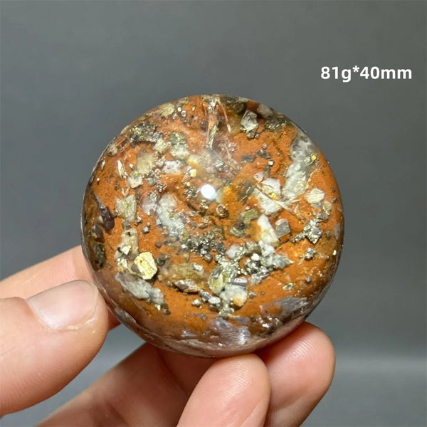 Yellow Chalcopyrite Crystal Ball-ToShay.org