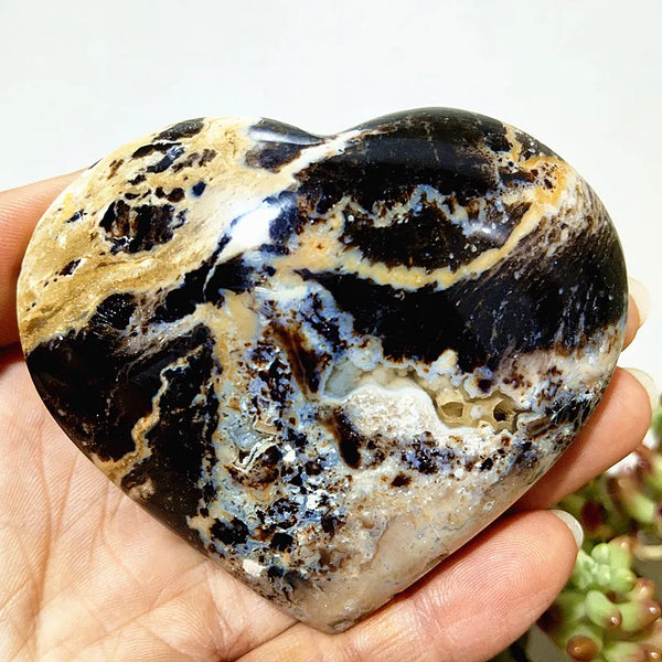 Grey Opal Heart-ToShay.org