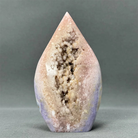 Pink Amethyst Agate Torch-ToShay.org