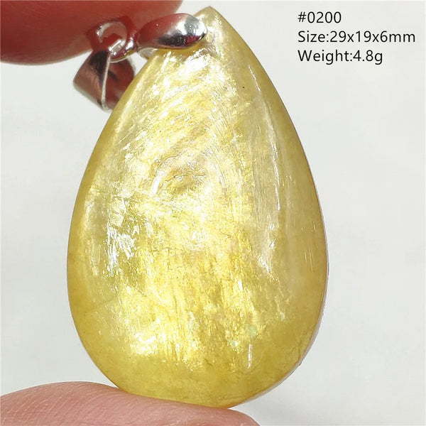 Gold Lepidolite Flash Pendant-ToShay.org