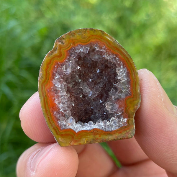 Yellow Agate Geode Egg-ToShay.org