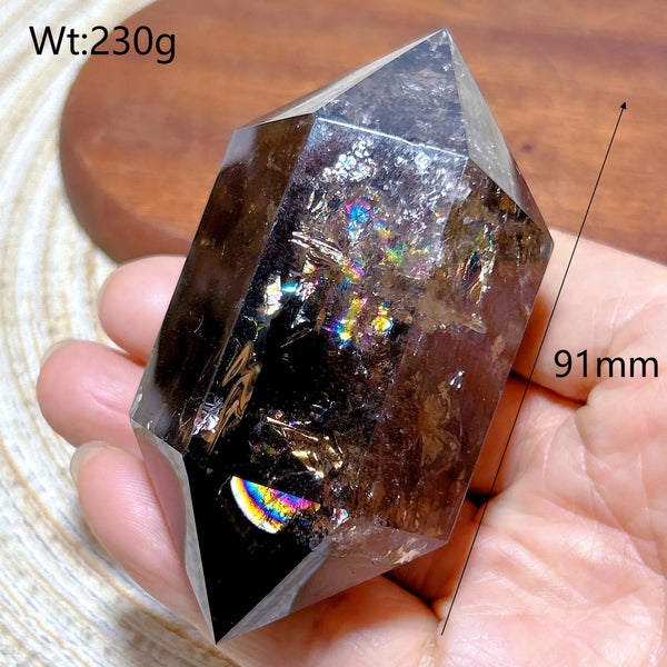 Smokey Rainbow Quartz Point-ToShay.org