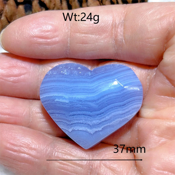Blue Lace Agate Heart-ToShay.org