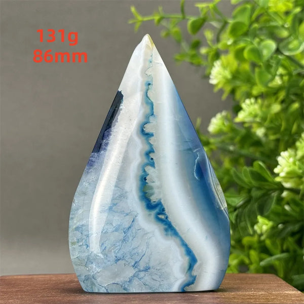 Blue Agate Torch-ToShay.org