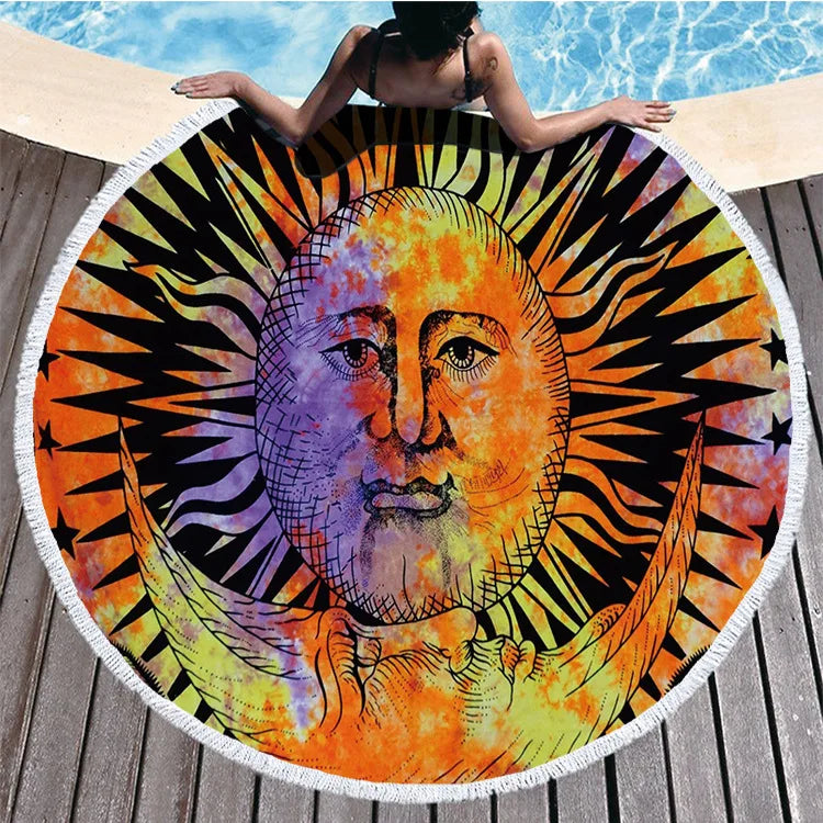 Sun Moon Beach Mat-ToShay.org