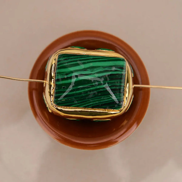 Green Malachite Paved Beads-ToShay.org