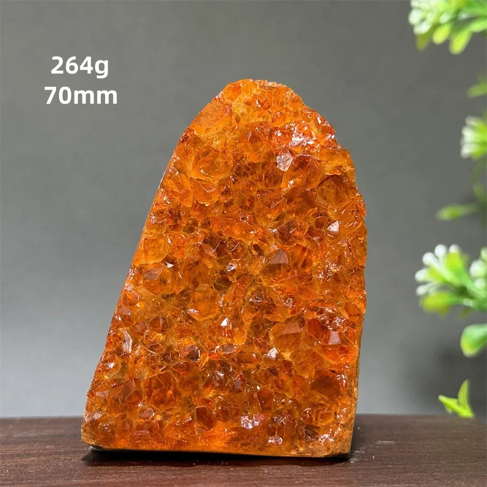 Orange Citrine Cave Cluster-ToShay.org
