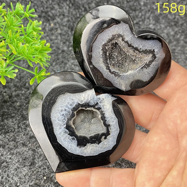 Black Agate Geode-ToShay.org