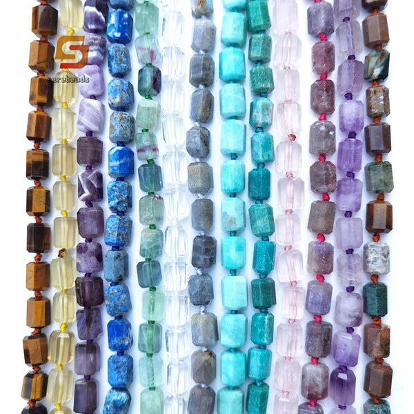 Mixed Crystal Cylinder Beads-ToShay.org