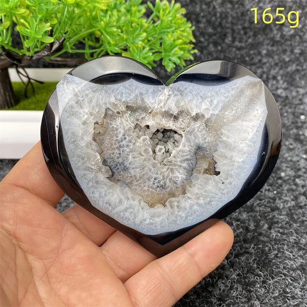 Black Agate Geode-ToShay.org