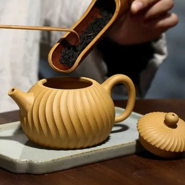 Stripe Clay Teapots-ToShay.org