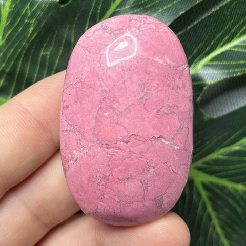 Pink Peach Jade Palm Stone-ToShay.org