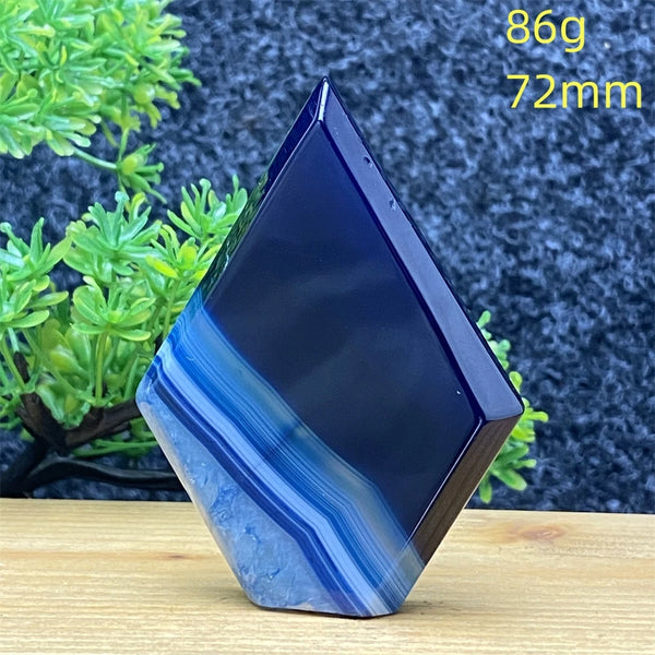 Blue Agate Torch-ToShay.org