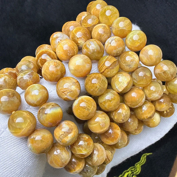 Yellow Prestyle Bead Bracelet-ToShay.org