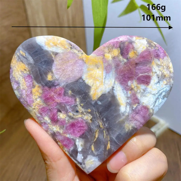 Pink Unicorn Tourmaline Heart-ToShay.org