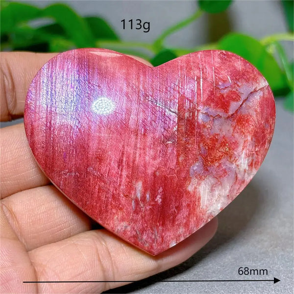 Red Moonstone Heart-ToShay.org