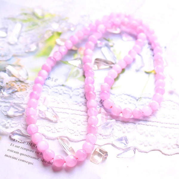 Pink Kunzite Wrap Bracelet-ToShay.org