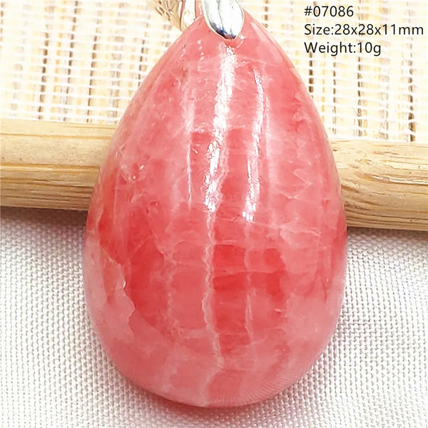 Red Rhodochrosite Pendant-ToShay.org