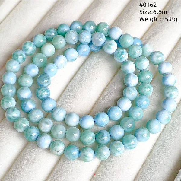 Blue Larimar Bead Bracelet-ToShay.org