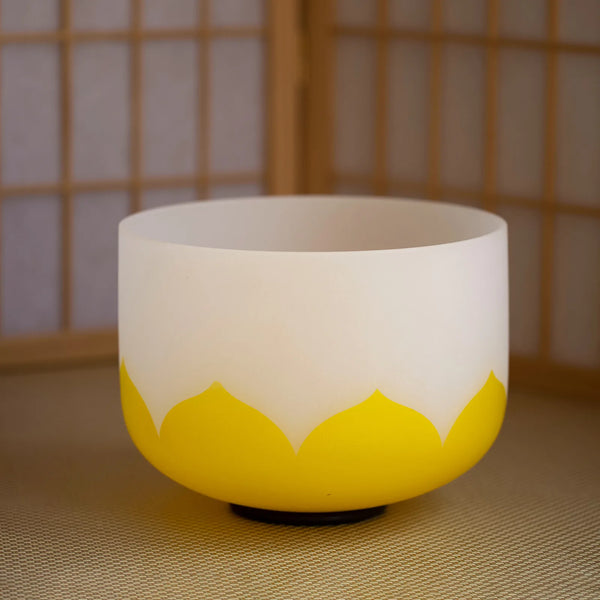 Lotus Frosted Crystal Bowl-ToShay.org
