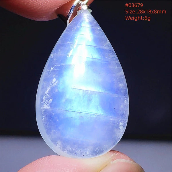 Blue Light Moonstone Pendant-ToShay.org