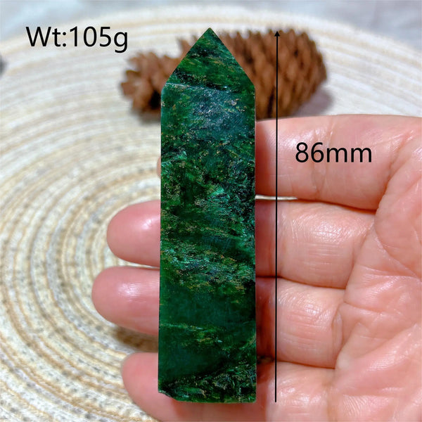 Green Emerald Quartz Point-ToShay.org