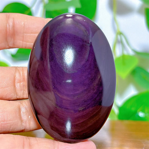 Rainbow Obsidian Palm Stones-ToShay.org