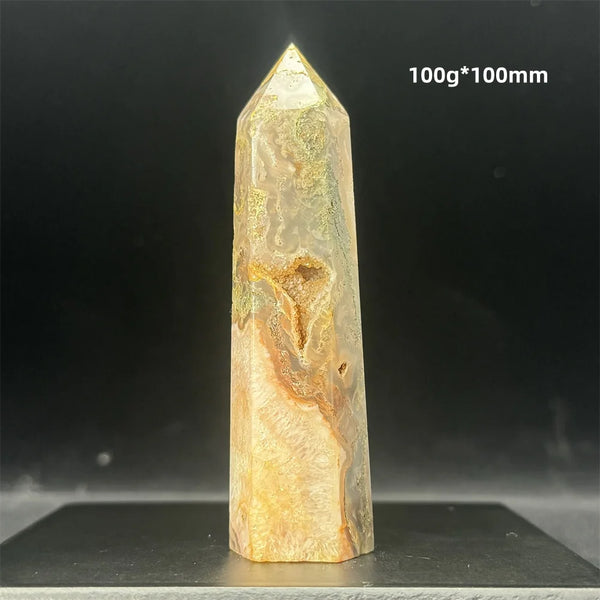 Red Moss Agate Point-ToShay.org
