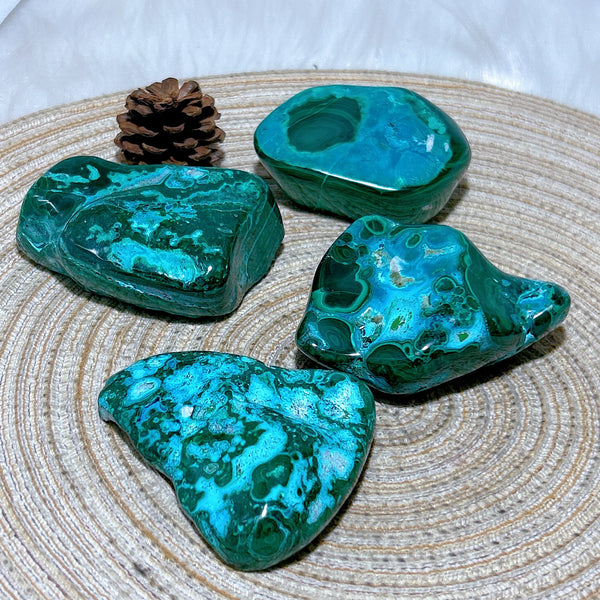Blue Chrysocolla Malachite Stone-ToShay.org