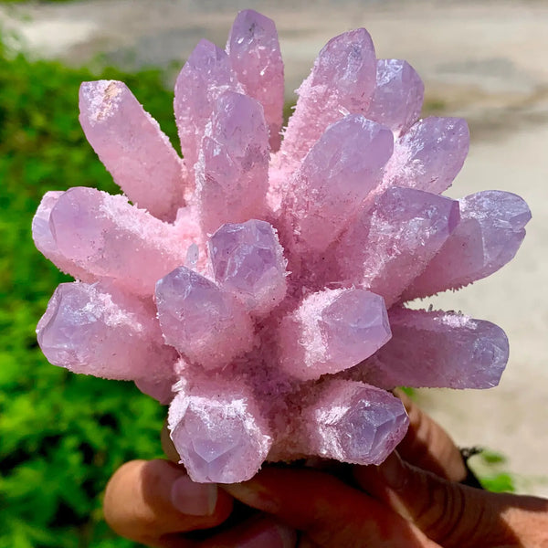 Purple Pink Crystal Cluster-ToShay.org